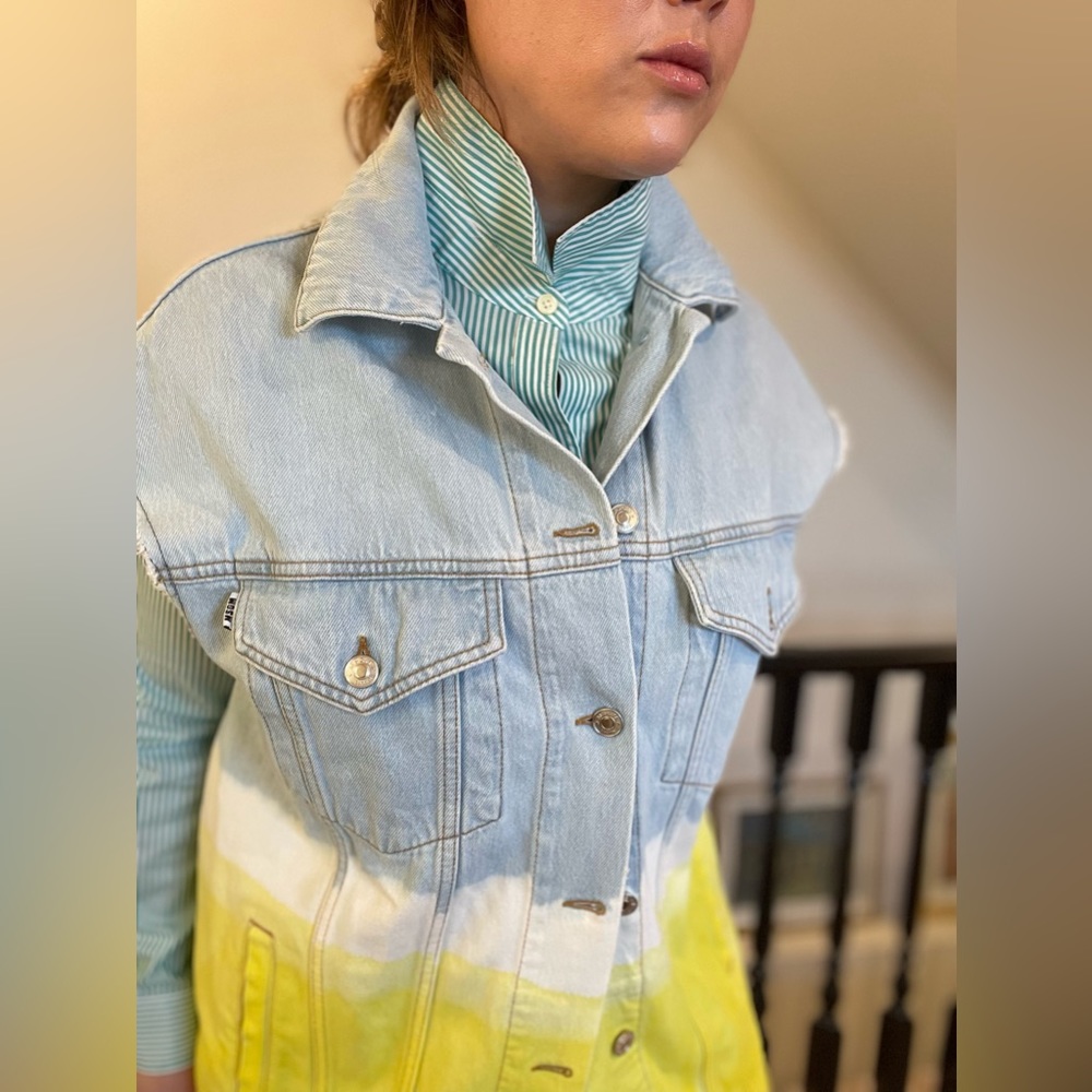 MSGM Ombré Denim Vest